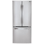 LG 30 21.8 Cu. Ft. French Door Refrigerator - Stainless Steel