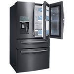 Samsung 36 27.8 Cu. Ft. French Door Refrigerator with LED Lighting - Black Stainless Steel
